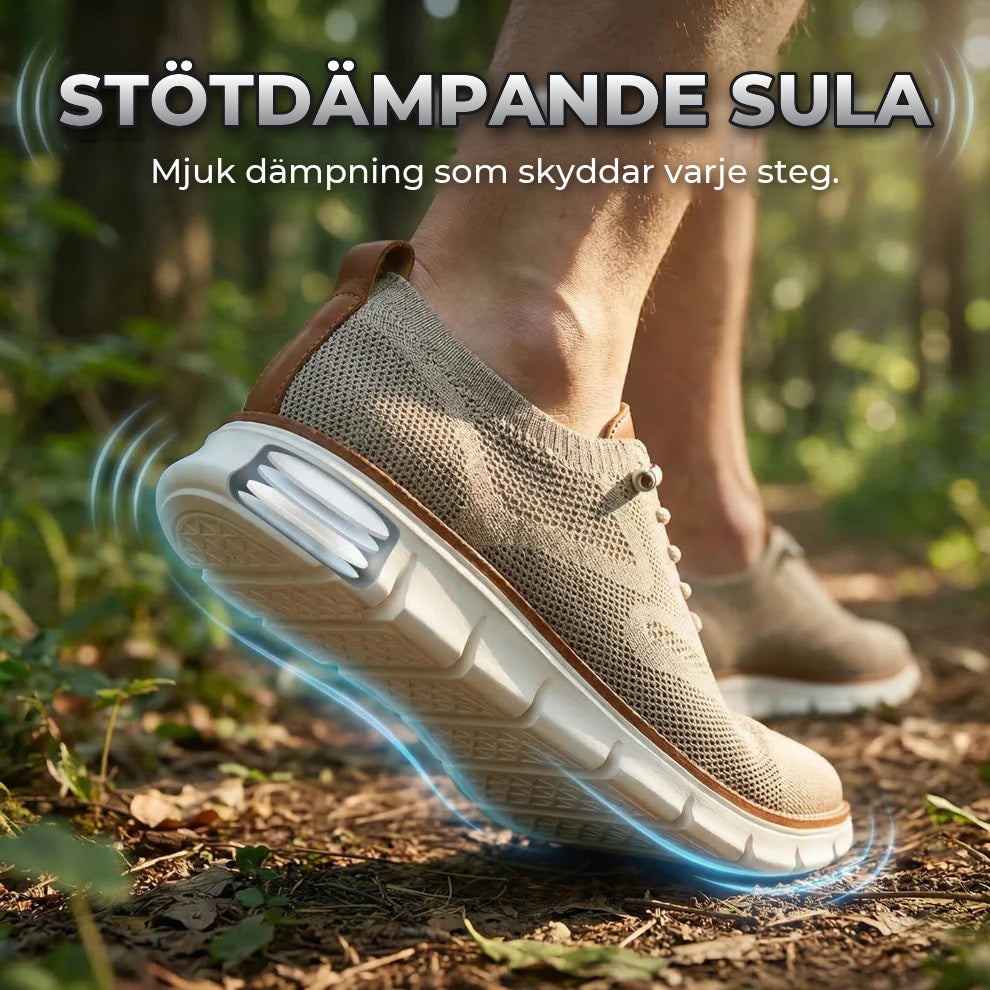Sulans dampning nar foten landar