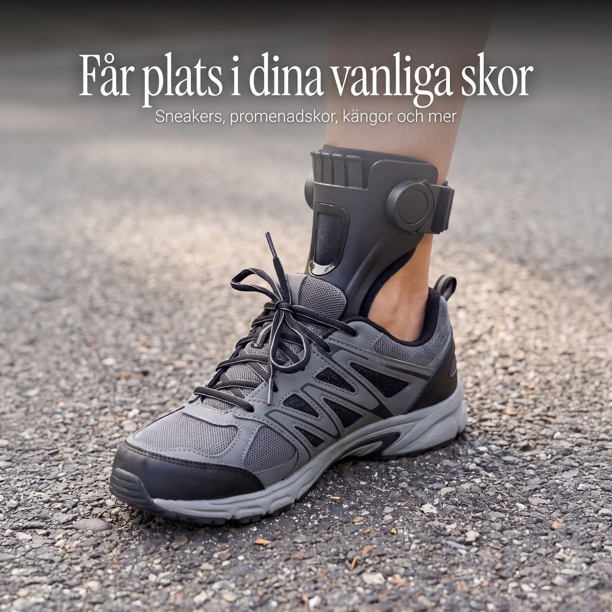 SafeStep får plats i dina vanliga skor